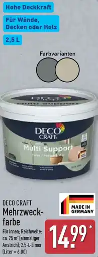 Aldi Nord DECO CRAFT Mehrzweckfarbe Angebot
