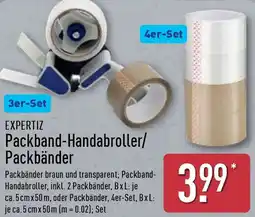 Aldi Nord EXPERTIZ Packband-Handabroller/ Packbänder Angebot