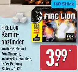 Aldi Nord FIRE LION Kaminanzünder Angebot