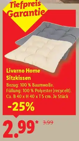 Lidl Livarno Home Sitzkissen Angebot