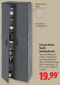 Lidl Livarno Home Textil Schuhschrank Angebot