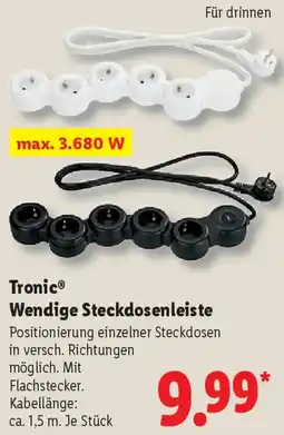Lidl Tronic Wendige Steckdosenleiste Angebot