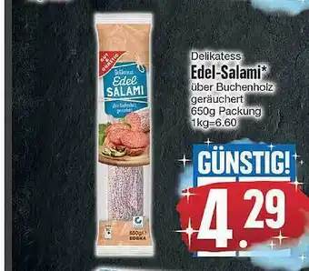 Edeka Gut & Günstig Edel-salami Angebot