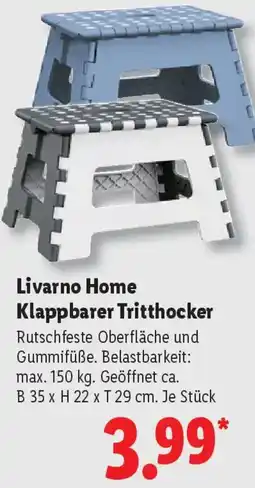 Lidl Livarno Home Klappbarer Tritthocker Angebot