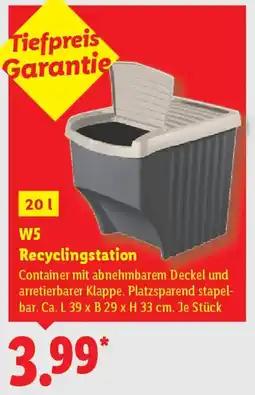 Lidl W5 Recyclingstation Angebot