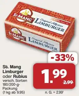 Famila Nord West St. Mang Limburger oder Rubius Angebot