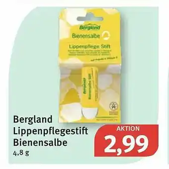 Feneberg Bergland Lippenpflegestift Bienensalbe Angebot