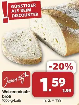 Famila Nord West Jeden Tag Weizenmischbrot Angebot