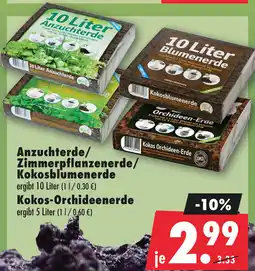 Mäc Geiz Anzuchterde/ Zimmerpflanzenerde/ Kokosblumenerde o. Kokos-Orchideenerde Angebot