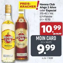 Famila Nord West Havana Club Añejo 3 Años oder Especial Angebot