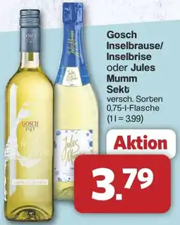 Famila Nord West Gosch Inselbrause/ Inselbrise oder Jules Mumm Sekt Angebot