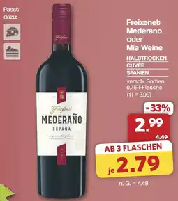 Famila Nord West Freixenet Mederano oder Mia Weine Angebot