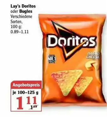 Globus Lay's Doritos Oder Bugles Angebot