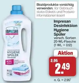 Famila Nord West Impresan Desinfektion Hygiene Spüler Angebot