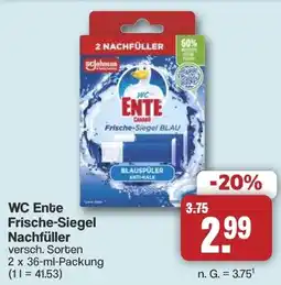 Famila Nord West WC Ente Frische-Siegel Nachfüller Angebot