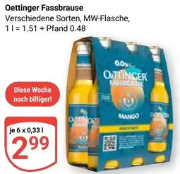 Globus Oettinger Fassbrause Angebot
