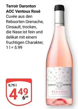 Globus Terroir Daronton AOC Ventoux Rosé Angebot