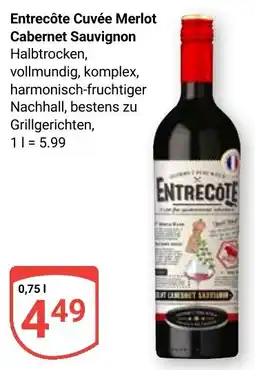 Globus Entrecôte Cuvée Merlot Cabernet Sauvignon Angebot