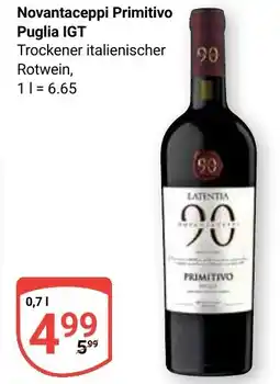 Globus Novantaceppi Primitivo Puglia IGT Angebot