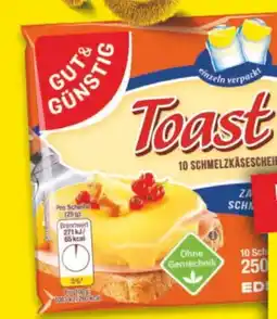 Edeka Gut & Günstig Schmelzkäsescheiben Angebot