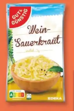 Edeka Gut & Günstig Weinsauerkraut Angebot