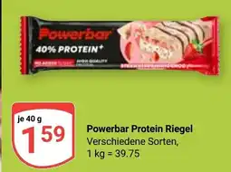 Globus Powerbar Protein Riegel Angebot