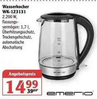 Globus Wasserkocher Angebot