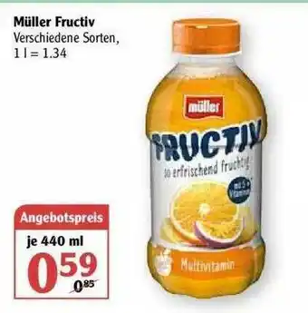 Globus Müller Fructiv Angebot