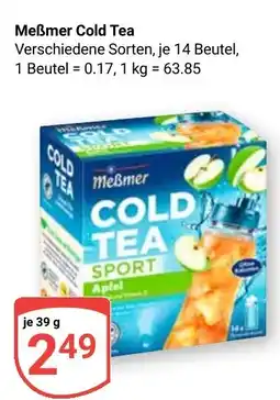 Globus Meẞmer Cold Tea Angebot