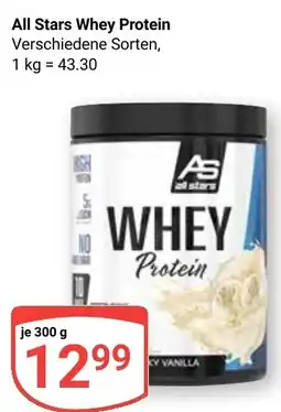 Globus All Stars Whey Protein Angebot