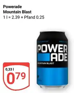 Globus Powerade Mountain Blast Angebot