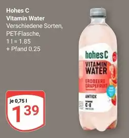 Globus Hohes C Vitamin Water Angebot