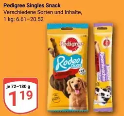 Globus Pedigree Singles Snack Angebot