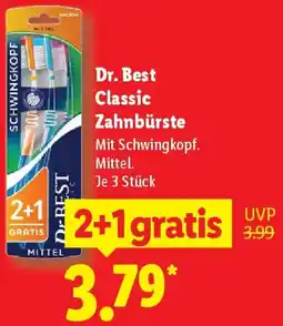 Lidl Dr. Best Classic Zahnbürste Angebot