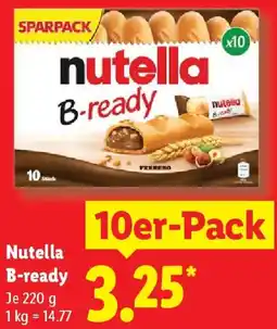 Lidl Nutella B-ready Angebot