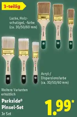 Lidl Parkside Pinsel-Set Angebot