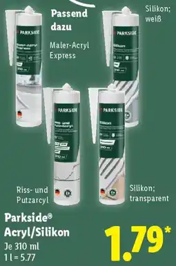 Lidl Parkside Acryl/Silikon Angebot