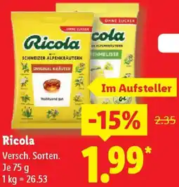 Lidl Ricola Angebot