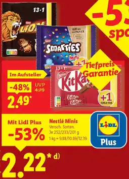 Lidl Nestlé Minis Angebot