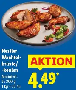 Lidl Nestler Wachtelbrüste/ -keulen Angebot