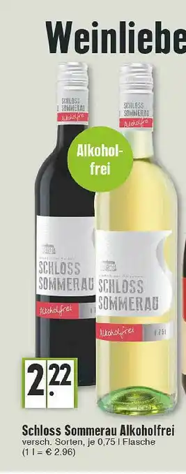 Edeka Schloss Sommerau Alkoholfrei Angebot