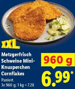 Lidl Metzgerfrisch Schweine Mini Knusperchen Cornflakes Angebot