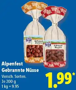 Lidl Alpenfest Gebrannte Nüsse Angebot