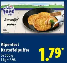 Lidl Alpenfest Kartoffelpuffer Angebot