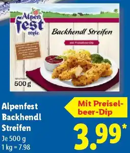 Lidl Alpenfest Backhendl Streifen Angebot