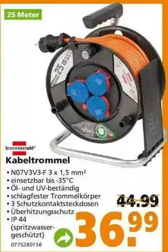 Globus Baumarkt Kabeltrommel Angebot