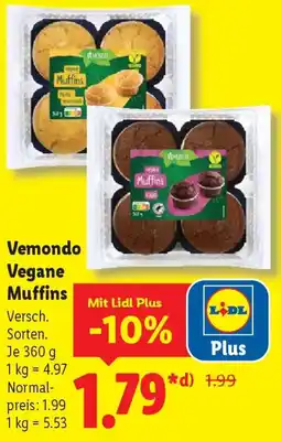 Lidl Vemondo Vegane Muffins Angebot