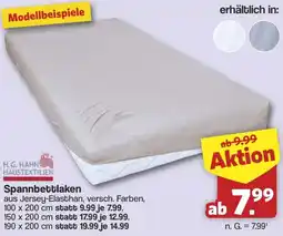 Famila Nord West H.G. HAHN HAUSTEXTILIEN Spannbettlaken Angebot