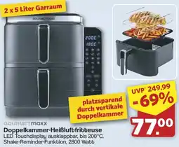 Famila Nord West GOURMETmaxx Doppelkammer-Heißluftfritteuse Angebot