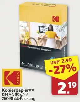 Famila Nord West KODAK Kopierpapier Angebot